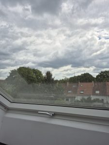 Sauberes Dachfenster